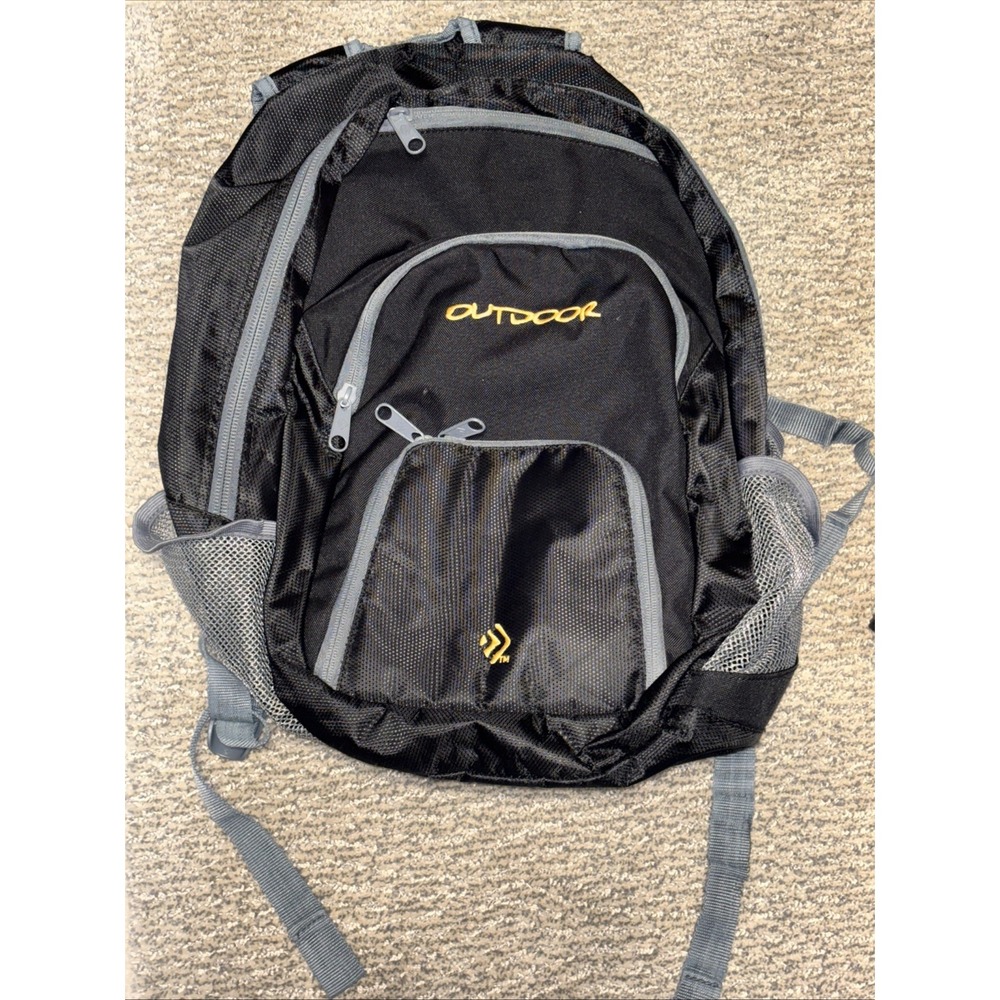 Outdoor Products Elements Backpack Daypack Black … - image 1